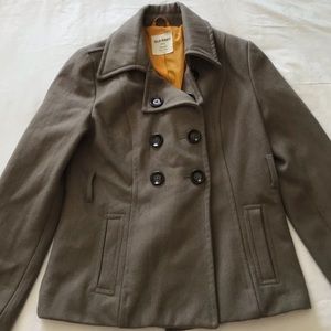 Small Gray Old Navy Peacoat